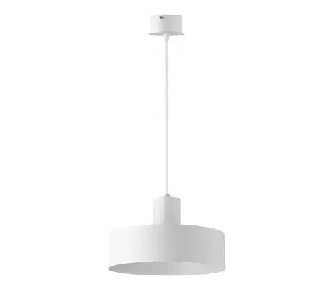 Svietidlá  Luster na lanku RIF 1xE27/60W/230V pr. 25 cm biela 30902