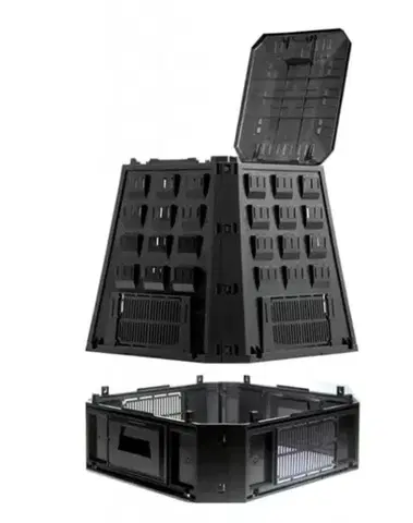 Kompostéry Kinekus Kompostér 630L, plastový, čierny