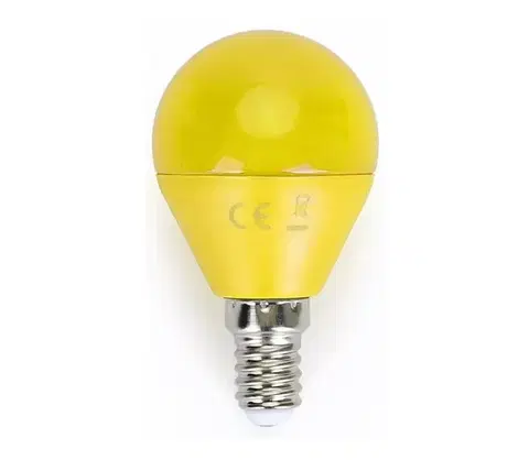 LED osvetlenie  B.V. LED Žiarovka G45 E14/4W/230V žltá -  100003OGA