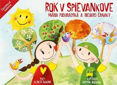 Leporelá, krabičky, puzzle knihy Rok v Spievankove - Alžbeta Skálová