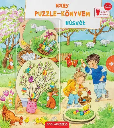 Leporelá, krabičky, puzzle knihy Nagy puzzle-könyvem – Húsvét - Mila Rulff,Andrea Illés