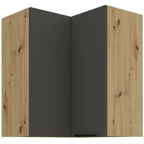 Kuchynské skrinky visiace Kuchynská skrinka Aria-Gr/Ar Anti Fingerprint 60x60 Gn-72 2f (90°)