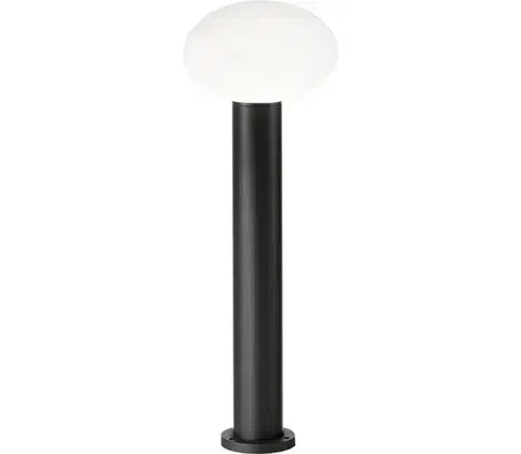Záhradné lampy Ideal Lux - Vonkajšia lampa CLIO 1xE27/42W/230V 60 cm IP44 čierna 249483