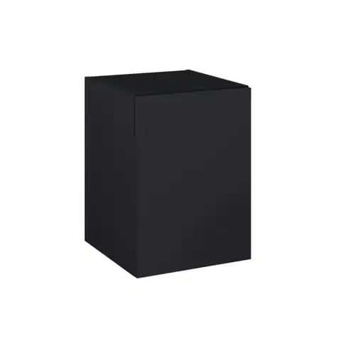 Kúpeľňové komody Skrinka Merkado 40 1D Black Matt
