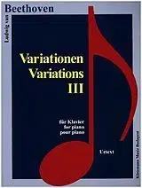 Hudba - noty, spevníky, príručky Beethoven Variationen III - Ludwig van Beethoven
