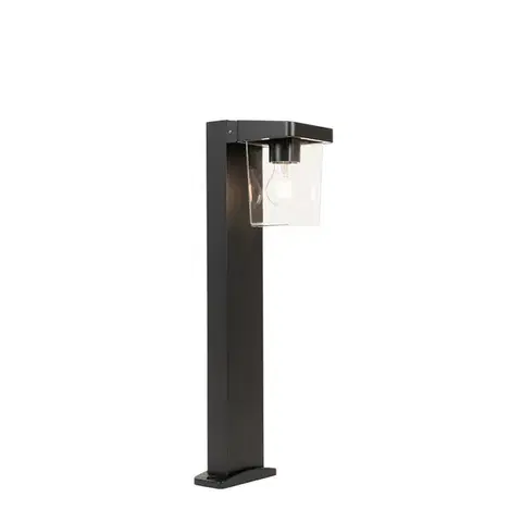 Zahradne stlpove lampy Moderná vonkajšia stojaca lampa čierna 60 cm IP54 - Chimay