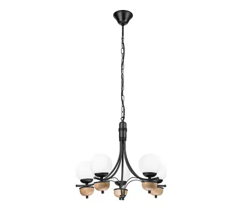 Svietidlá BRILAGI - LED Luster na reťazi COTTAGE 5xG9/40W/230V buk/biela 
