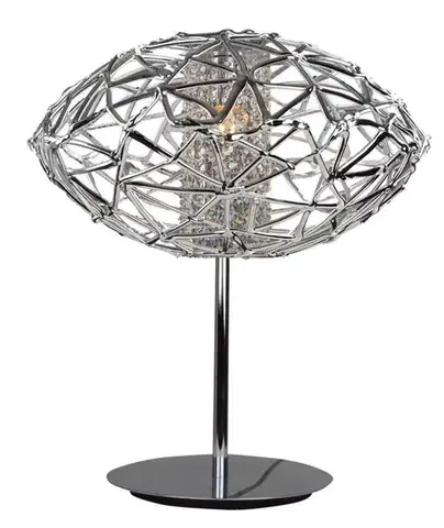 Stolové lampy Dekoratívna chrómová stolová lampa Cosmo