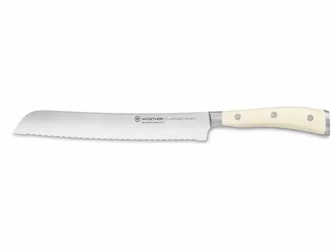 Zúbkované nože (na chlieb) WÜSTHOF Zúbkovaný nôž na chlieb Wüsthof CLASSIC IKON créme 20 cm 4166-0/20
