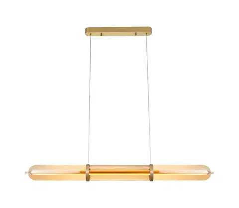 Svietidlá Viokef Lighting LED luster na lanku ELIANA LED/34W/230V zlatý 4338900