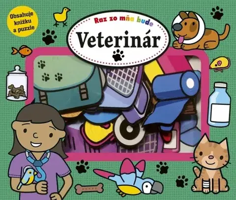 Leporelá, krabičky, puzzle knihy Raz zo mňa bude: Veterinár, 2. vydanie - neuvedený,Lenka Sobolíková