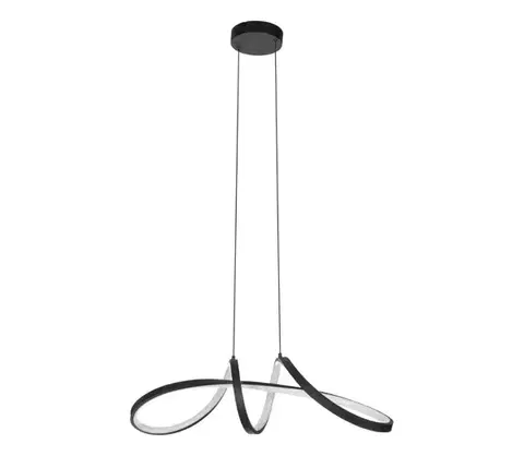 Svietidlá Eglo 901159 - LED RGBW Stmievateľný luster na lanku CALAROSSA-Z LED/22W/230V čierna 901159