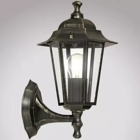 Vonkajšie rustikálne svietidlá Nástenná záhradná lampa Valence 8234 K1G