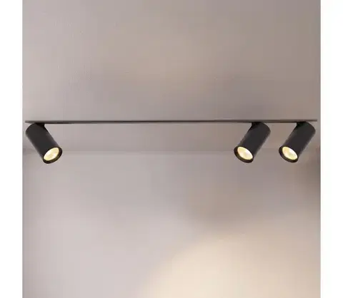 Svietidlá BRILAGI - Zapustené svietidlo SELE 3xGU10/30W/230V čierne WO-SELE-RD09-BKL-OEM