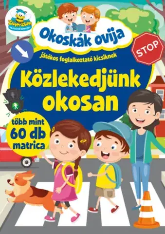 Nalepovačky, vystrihovačky, skladačky Okoskák Ovija - Közlekedjünk okosan