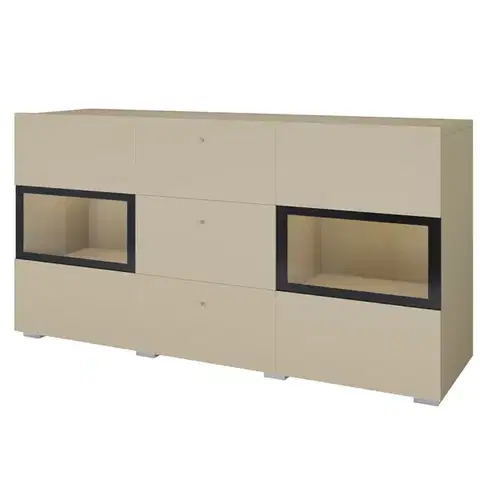 Komody do spálne Komoda Baros 26  2d3d Béžová