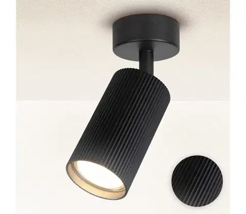 Svietidlá Brilagi - Bodové svietidlo SELE MODERN 1xGU10/30W/230V čierna WO-MOD1-BLK