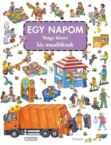 Leporelá, krabičky, puzzle knihy EGY NAPOM nagy könyve kis mesélöknek