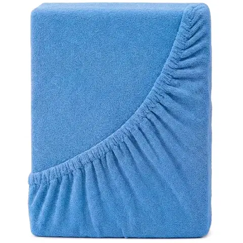 Plachty 4Home froté prestieradlo Perfect modrá, 90 x 200 cm