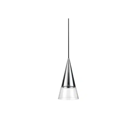 Svietidlá Ideal Lux - LED Luster na lanku CONO 1xGU10/7W/230V pr. 15 cm chróm 321462