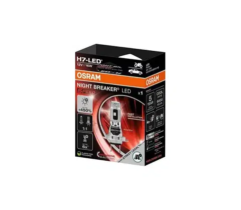 Žiarovky LED Autožiarovka NIGHT BREAKER SPEED H7 PX26d/16W/12V 6000K - Osram 64210DWNBSP-1HB