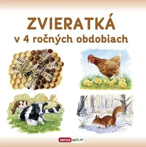 Príroda Zvieratká v 4 ročných obdobiach