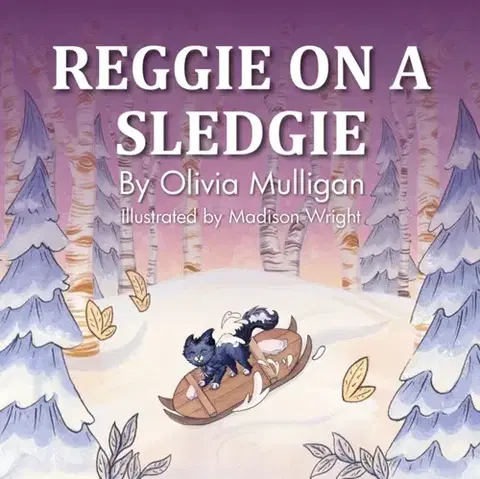 Leporelá, krabičky, puzzle knihy Reggie on a Sledgie - Olivia Mulligan