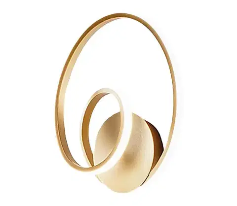 Svietidlá Gea Luce DIVA A ORO SPAZZOLATO -LED Stmievateľné nástenné svietidlo 20W/230V zlatá DIVA A ORO SPAZZOLATO