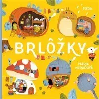 Leporelá, krabičky, puzzle knihy Brlôžky - Mária Nerádová