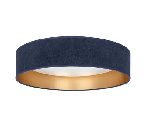 Svietidlá BRILAGI-LED Stmievateľné svietidlo VELVET SM 36W/230V 3000-6000K pr. 55 cm modrá/zlatá WT+DO 8590828056294