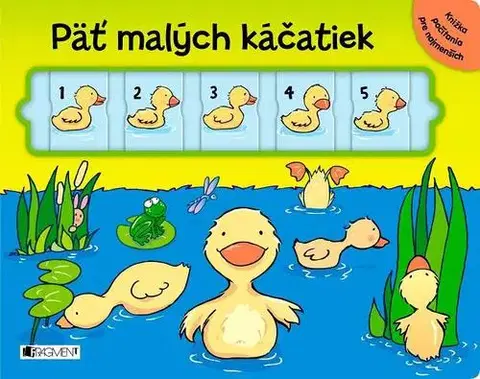 Leporelá, krabičky, puzzle knihy Päť malých káčatiek