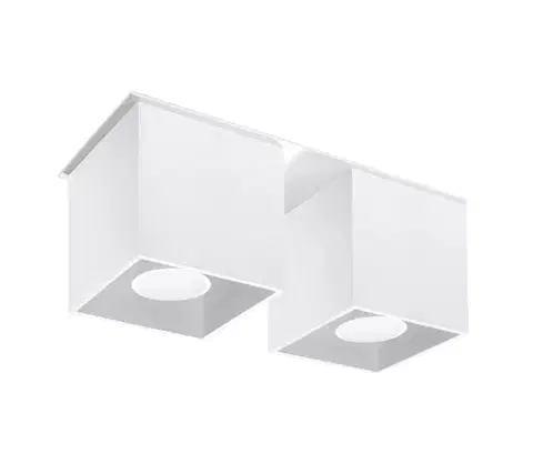 Svietidlá  SL.0065 - Bodové svietidlo QUAD 2 2xGU10/40W/230V biela SL.0065