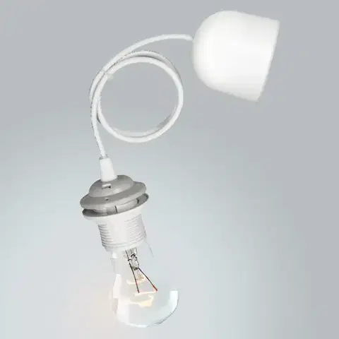 Klasické lampy Kábel na svietidlo biely 90