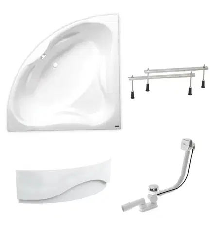 Vane Rohová vana Laguna Royale 150x150 cm akrylát levá i pravá SIKORO1500APNP SIKORO1500APNP