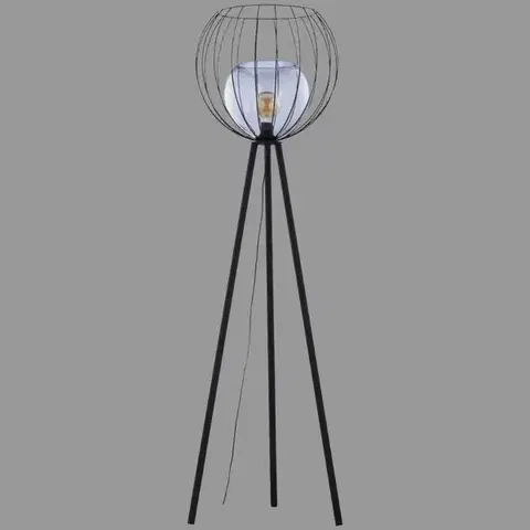 Lampy do obývačky Stojanová lampa Universo black 5057 LP1