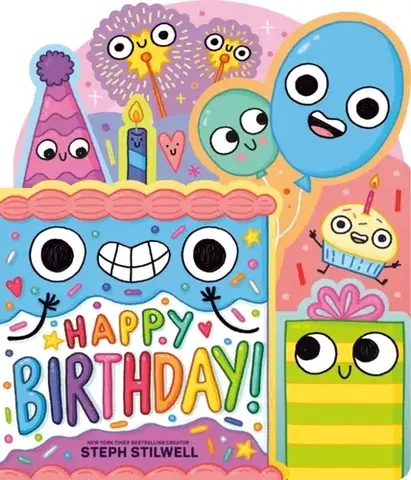 Leporelá, krabičky, puzzle knihy Happy Birthday! - Steph Stilwell
