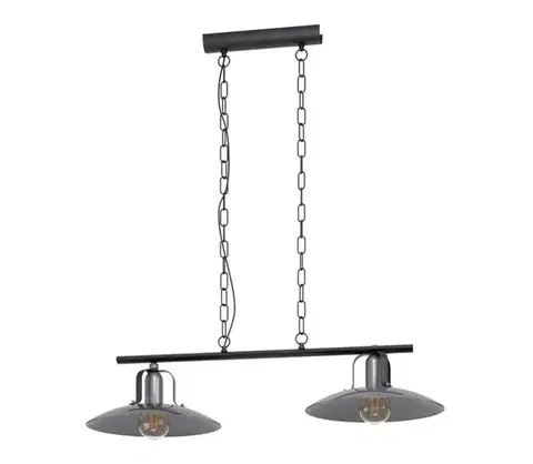 Svietidlá Eglo 43204 - Luster na reťazi KENILWORTH 2xE27/28W/230V 43204