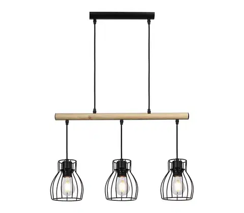Svietidlá  Luster na lanku BERNITA 3xE27/60W/230V 33-78087