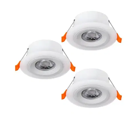 Svietidlá Eglo 900913 - SADA 3x LED podhľadových svietidiel CALONGE 3xLED/4,8W/230V biela 900913