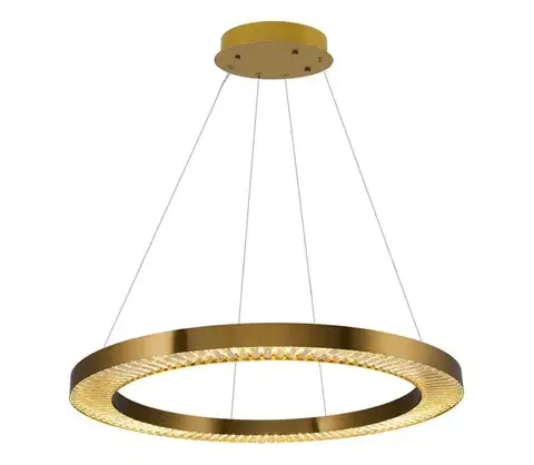 Svietidlá  LED luster na lane JESI LED/90W/230V 3000K pr. 100 cm bronzový 701CHD1382