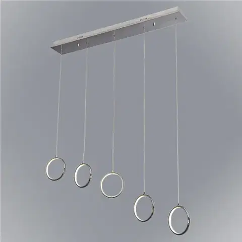 Lampy nad stôl do jedálne Luster LED ML272 Anello LW4