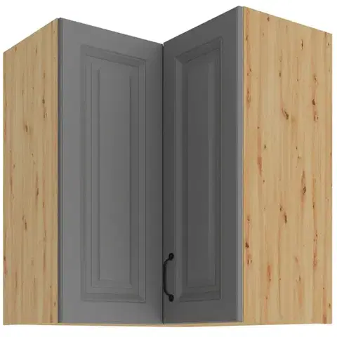 Kuchynské skrinky visiace Skrinka do kuchyne STILO DUSTGREY/ARTISAN 60X60 GN-72 2F (90°)