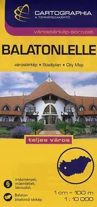 Geografia - ostatné Balatonlelle 1 : 10 000 - Várostérkép - Kolektív autorov