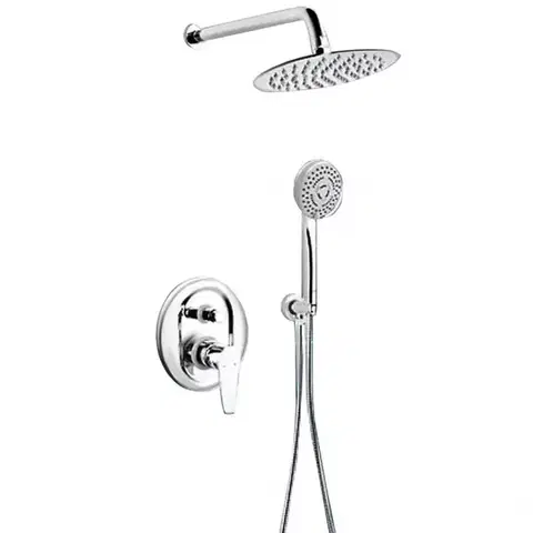 Sprchové súpravy pre skrytú montáž a príslušenstvo Sprchovací set pod omietku Algeo BAG7P-SET1-S
