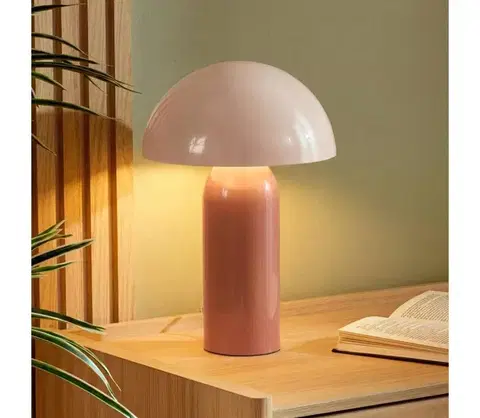 Lampy Atmosphera - Stolná lampa LITO 1xE14/6W/230V ružová 221630D