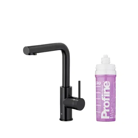 Kuchynské drezy KFA KFA - Batéria drezová DUERO PURE BASIC, s filtráciou, čierna 6623-915-81