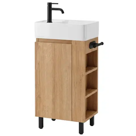 Kúpeľňový nábytok REA - Kúpeľňová skrinka s umývadlom Astra 43cm REA-M0404