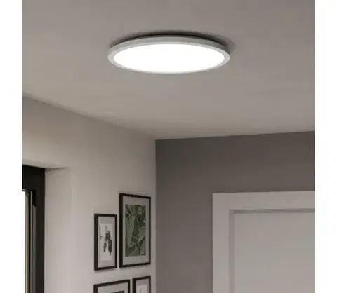 Svietidlá Eglo 901472 -LED RGBW St. kúpeľ. svietidlo ROVITO 18,5W/230V pr.38,9cm IP44 biela 901472