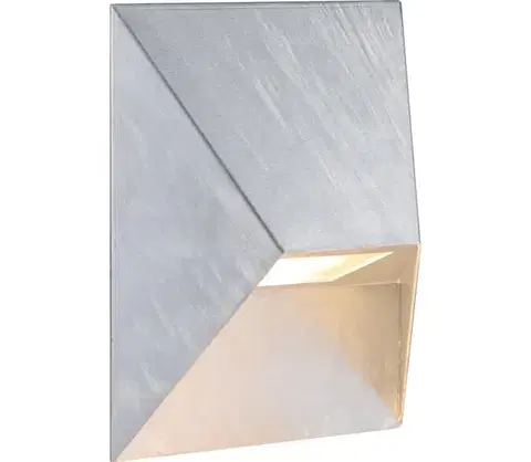 Svietidlá Nordlux - Vonkajšie nástenné svietidlo PONTIO 1xGU10/25W/230V IP54 strieborné 2218171031