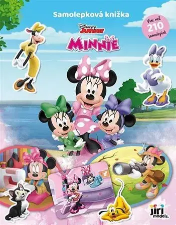 Nalepovačky, vystrihovačky, skladačky Samolepková knižka - Minnie